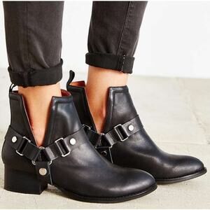 Jeffrey Campbell Black Heeled Boots